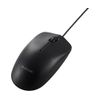 Elecom M-K8URBK Corporate Mouse, Wired Optical Mouse, 3 Buttons, Eco Friendly Packaging, Black