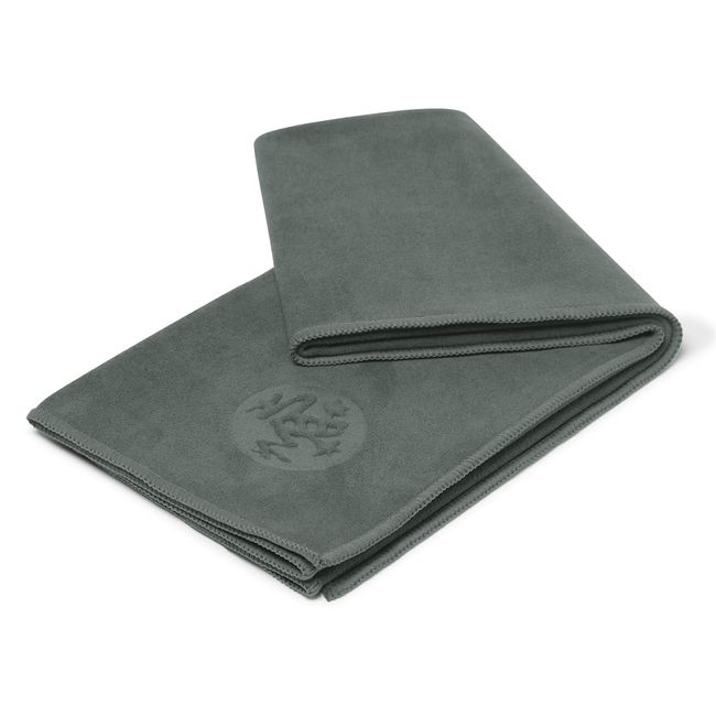 Manduka eQua Mat Towel, Hand Size (S), Yoga Goods, Genuine Japanese Product, Thunder