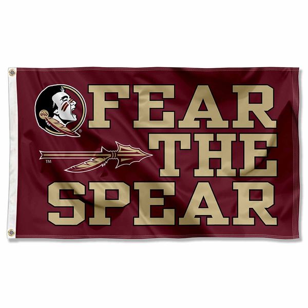 FSU Fear the Spear Seminoles Banner Flag