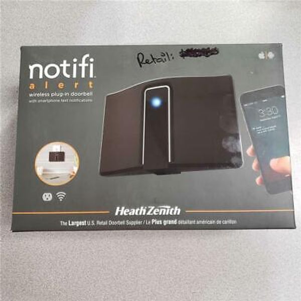 = Notifi Alert Wireless Plug in Doorbell Smartphone Text Notifications SL301100