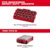 Milwaukee Electric - Impact Socket 1/2. DR 27PC SAE Tray ONLY