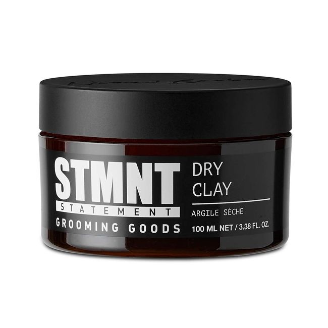 STMNT Grooming Goods Dry Clay, 3.38 oz | Extra Matte Finish | Super Strong Control | Easy to Wash Out