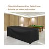 7/8/9 ft Pool Table Cover, Waterproof Sunscreen Billiard Cover Polyester Fabr...