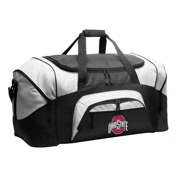 LARGE OSU Duffel Bag Ohio State University Suitcase or Gym Bag For Men Or Her