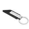 Ford Expedition Carbon Fiber Texture Black Leather Strap Key Chain
