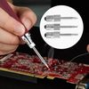 Lamsimoy 3Pcs Brass Soldering Tips USB Soldering Iron Welding Soldering Tips for E10 Interface Soldering Stations