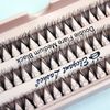 Elegant Lashes Double Flare Medium Black Individual Eyelashes (Single Pack - 1 Tray)