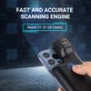 Tera Portable Back Clip Barcode Scanner 2D QR Wireless 3 in 1 2.4GHz Wireless & USB Wired & Compatible with Bluetooth Mini Pocket Bar Code Reader for Smartphones Android Mac OS Windows, 0013
