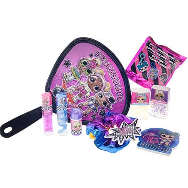L.O.L Surprise! Townley Girl Backpack Cosmetic Makeup Set with Flip-up  Mirror includes Lip Gloss, Nail Polish, Hair Bow & more for Kid Tweens Girls,  Ages 3+ perfect for Parties, Sleepovers & Makeovers