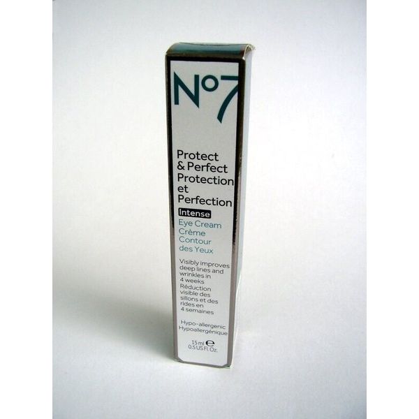 Boots No7 Protect & Perfect INTENSE Eye Cream - 15ml .5 oz. Results in 4 weeks