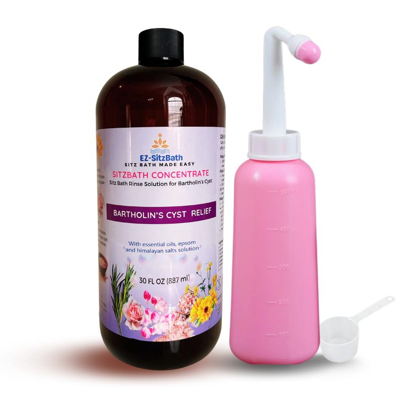 Bartholin's Cyst Sitz Bath Rinse Kit – Nature-Based Formula for ...
