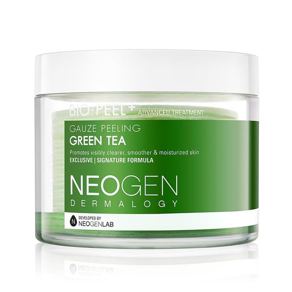 Neogen Organic Peel, Gauze Peel, Green Tea, 200 ml, 30 Pads