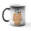 CafePress Snoopy Gingerbread House Snacking Ceramic Magic Mug Coffee, Tea Cup 11 oz