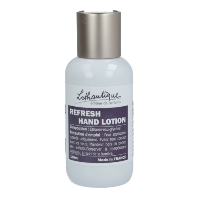 (Stock Clearance) Lothantique Refresh Hand Lotion 100ml Unscented Contains 80% Alcohol (Ethanol) Portable Hand Gel Keeps your hands clean without water. (Moisturizing) (France)