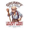 Grumpy Old Man Vinyl Decal Sticker- 8.75" x 5.75"