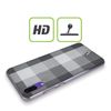 Head Case Designs Black Grey Plaid - Pattern Collection Hard Back Case Compatible With Huawei Y360 / Y3