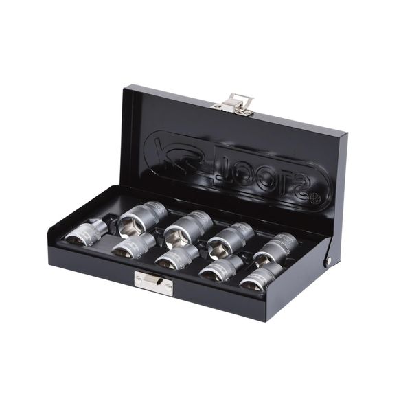 KS Tools 911.441 E10-E24 1/2-inch TX E Socket Set (9 Pieces)