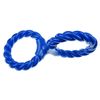 Infinity TPR/Rope Double Ring Twist Tug Orange