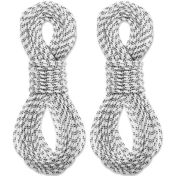 Woanger 2 Pcs Outdoor Patio Umbrella Cord Line Nylon Rope 40 ft Replacement String Parts for Patio Umbrella Base Outdoor Replacement Accessories(0.12'' Diameter)