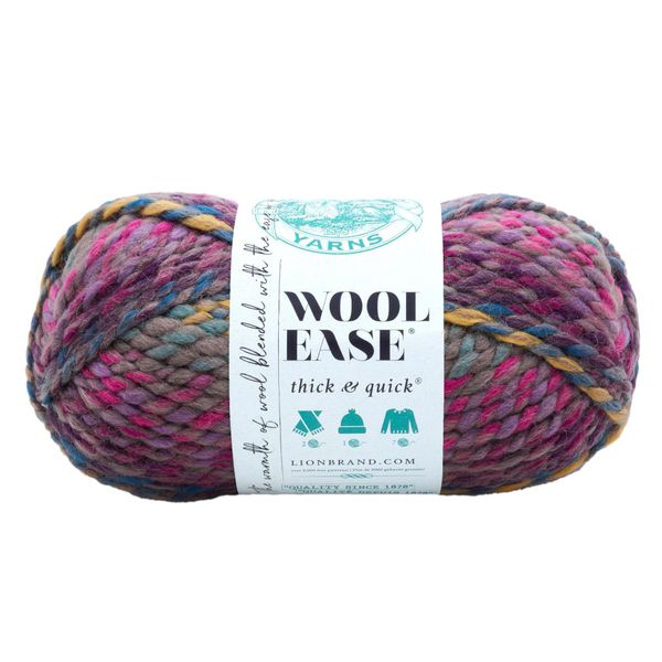 Lion Brand Yarn 640-611 Wool-Ease Thick & Quick, Astroland, Blend, 1 Pack