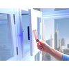 Hidden behind the cabinet door concealed RFID cabinet lock