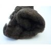 heidifeathers Carded Wool Batts - Core Wool (200g (Large), Black)