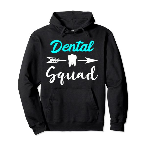 Dental Squad Dentist Team Dental Office Crew Tooth Group Pullover Hoodie