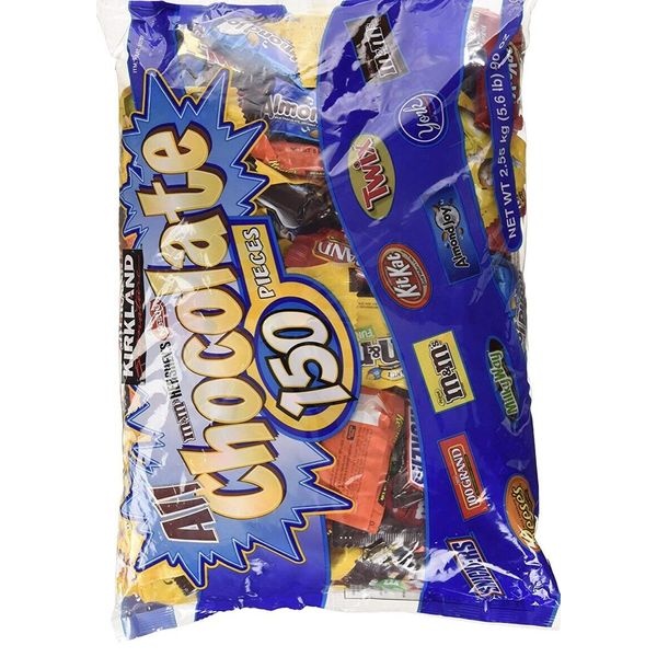 5+ LBS BIG CHOCOLATE Candy bag 150 bars Hershey's Nestle Reeses M&M's Kit Kat