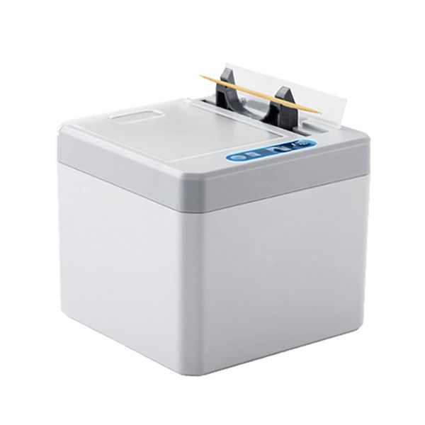 Automatic Toothpick Dispenser Holder, Pop-Up Smart Sensor Toothpick Box, Toothpick Container Storage Box for Home Office Restaurant