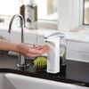 simplehuman ST1018 237ml Automatic Hand Motion Liquid Soap Dispenser, Volume Control, White Plastic