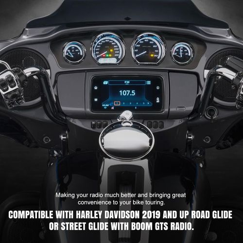 Lenink Carplay Jumper Compatible with Harley Davidson 2019 and up GTS Radio for Road Glide or Street Glide with Boom