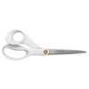 Fiskars Universal Scissors, Total Length: 21 cm, Steel/Synthetic Material, Functional Form, White, 1020412