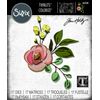 Sizzix Thinlits Die 665208 Bloom Colorize by Tim Holtz 17 Pack, Multicolour, One Size