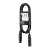 Plugger Câble DMX XLR Female 3B/Male 3B 1m50 Black