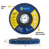 5 Pack 5''x7/8" Paint Rust Removal Clean For Grinder New Poly Strip Disc Wheel