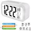 Digital Alarm Clock Battery Operated/Night Light/Indoor Temperature, Small Digit