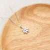 Philip Jones Silver Plated Daisy Necklace