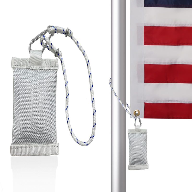 Frunke Flag Weight White for Flagpoles 1 LB Flag Weights Flag Pole ...