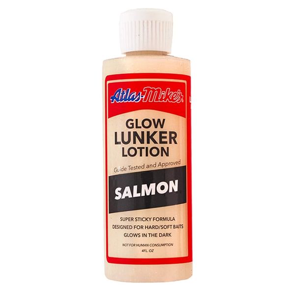 Atlas-Mikes Lunker Lotion, Glow Salmon