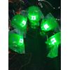 10 Pack Green LED Silicone Bicycle Gate Walker Cane ETC Safety LED Lights