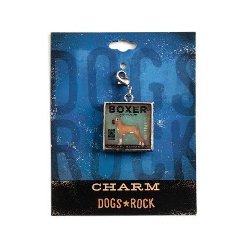 Dogs Rock Boxer Charm
