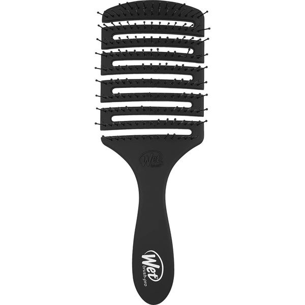 WetBrush Flex Dry Paddle, Black, Quick Drying Type, 1 Piece
