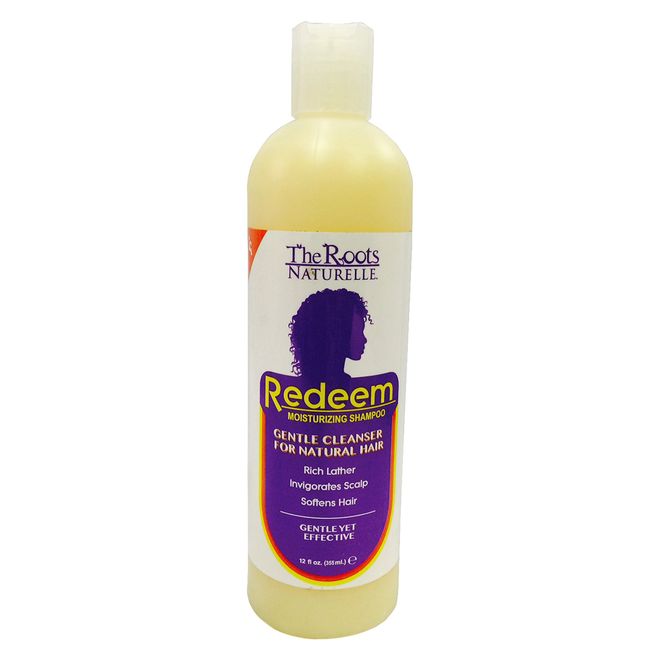 Redeem Sulfate-free Moisturizing Shampoo with Natural Shea Butter and Jojoba Oil. Ideal Product for African American and Frizzy Hair. Large, 12-Ounce