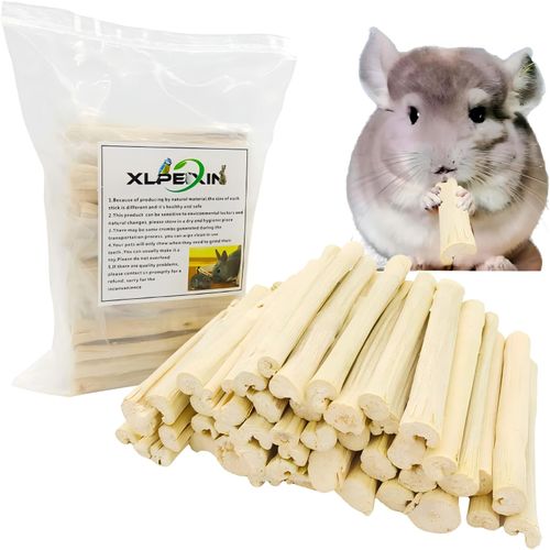 XLpeixin 700g/1.5lb Sweet Bamboo Sticks for Rabbits Bunny Chew Toys,Chinchilla Molar Treats Chew Sticks for Small Animals Rabbits Hamsters Guinea Pigs