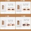 Lynlyulinger Double Eyelids, Double Eye Tape, Double Eyeptip, Double Tape, 5 Types, Natural Double Eyelid Tape, Skin Tone, Natural, Inconspicuous, Ultra Thin, Strong, Breathable, Long Lasting, Like Instant Shaping, Eye Shaping, Beautiful, Fawn-Like Eyes (