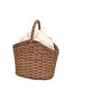 rattan bag with cloth