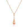 Philip Jones Rose Gold Plated Teardrop Necklace