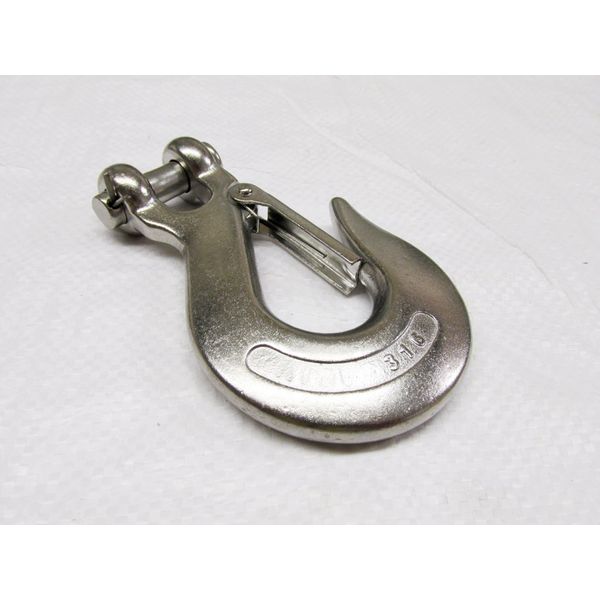 Clevis Slip Hook with Safety Latch Stainless Steel 10MM