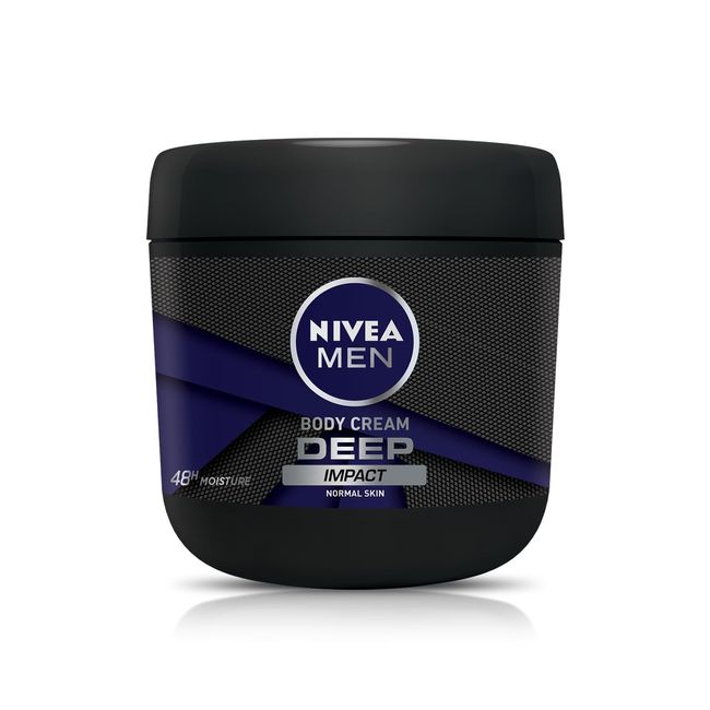 NIVEA Men Erkek El ve Vücut Bakım Kremi Deep Impact 400ml, Nemlendirici