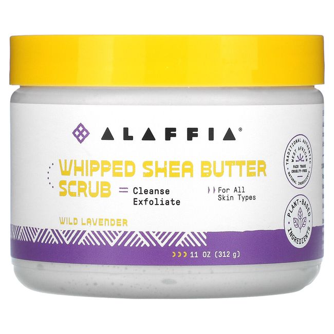 Whipped Shea Butter Scrub, Wild Lavender, 11 oz (312 g)